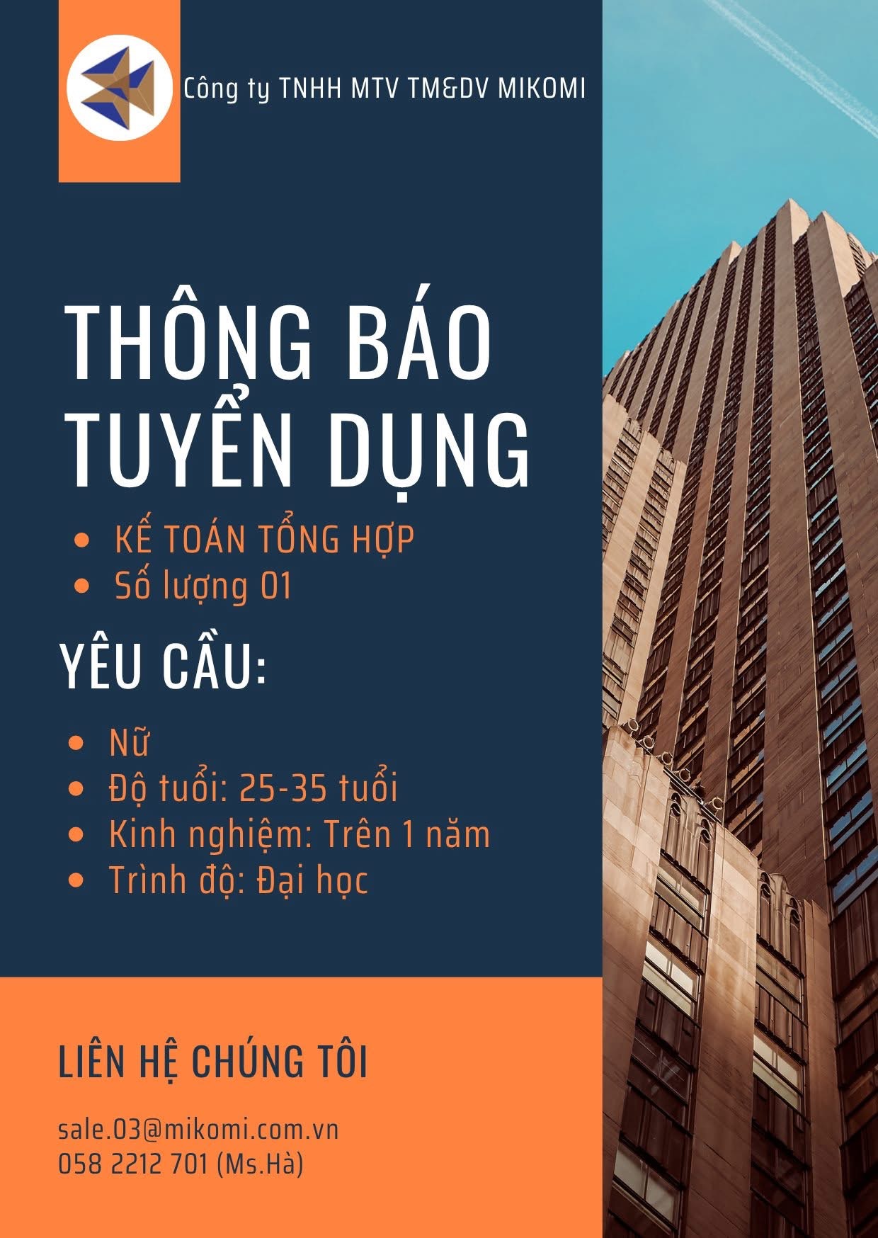 công ty TNHH MTV tm&dv mikomi
công ty chuyên buôn bán thiết bị khuôn, mẫu, gá cnc. image
