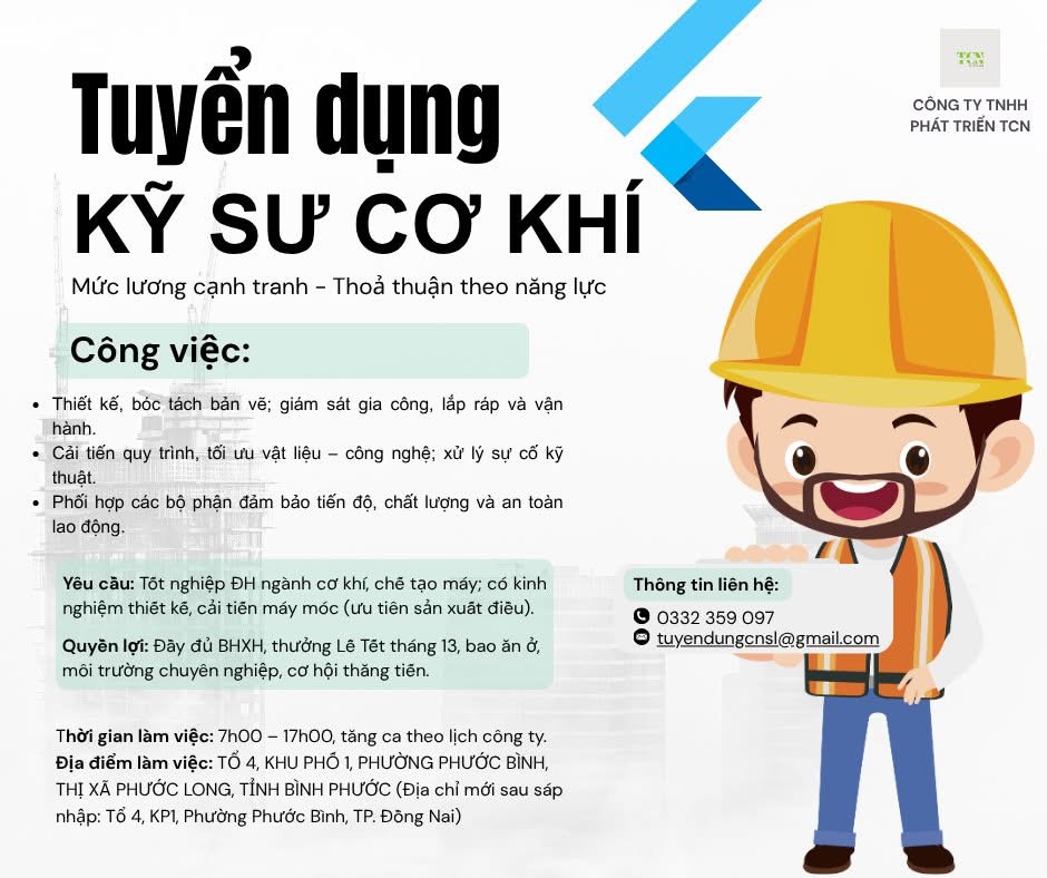 công ty TNHH phát triển tcn hình ảnh tuyển dụng
