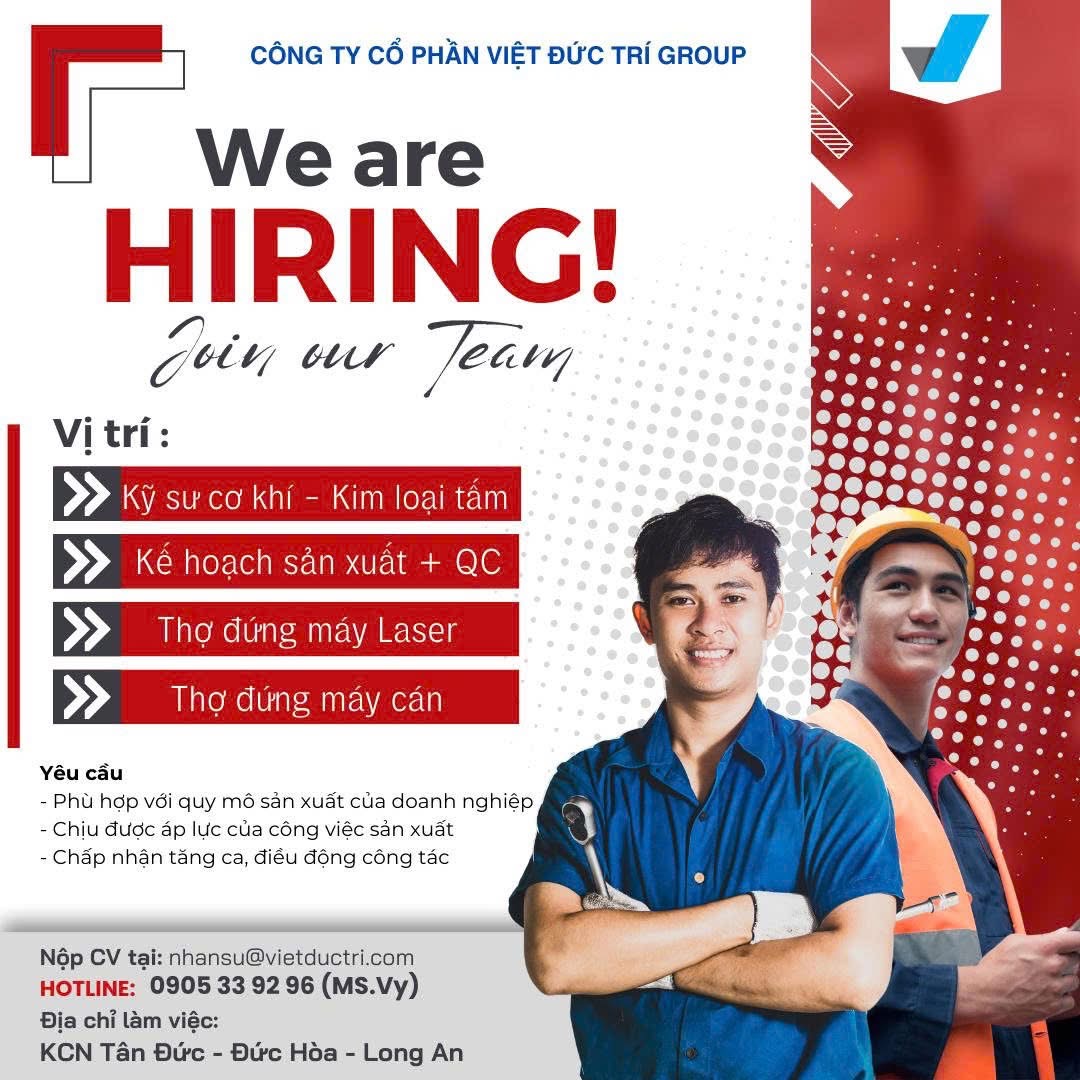 công ty cổ phần việt trí đức group
công ty chuyên gia công cơ khí
sản xuất gá kệ siêu thị, tải trọng trung và nặng công nghiệp image