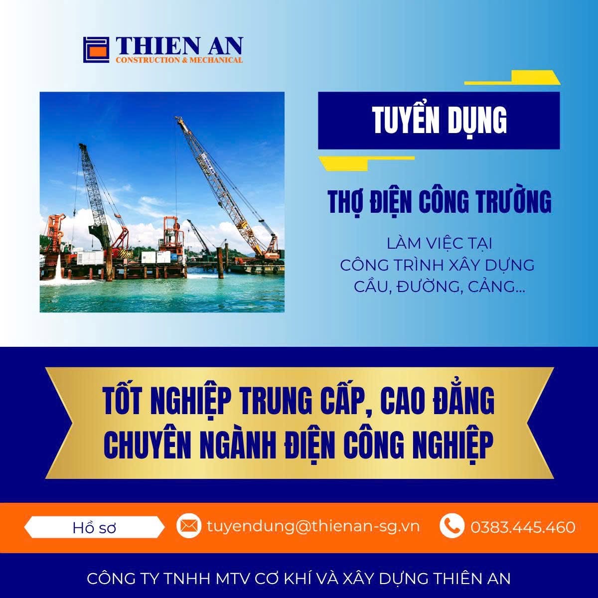 công ty TNHH mtv cơ khí và xây dựng thiên an
công ty chuyên hoạt động trong lĩnh vực xây dựng. image