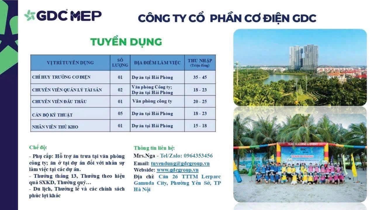 công ty cổ phần cơ điện gdc
công ty chuyên hoạt động trong lĩnh vực xây lắp điện image