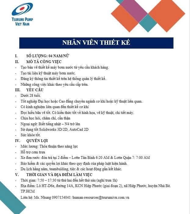 công ty TNHH tsurumi pump việt nam
công ty có 100% vốn nhật bản.
chuyên sản xuất máy bơm nước image