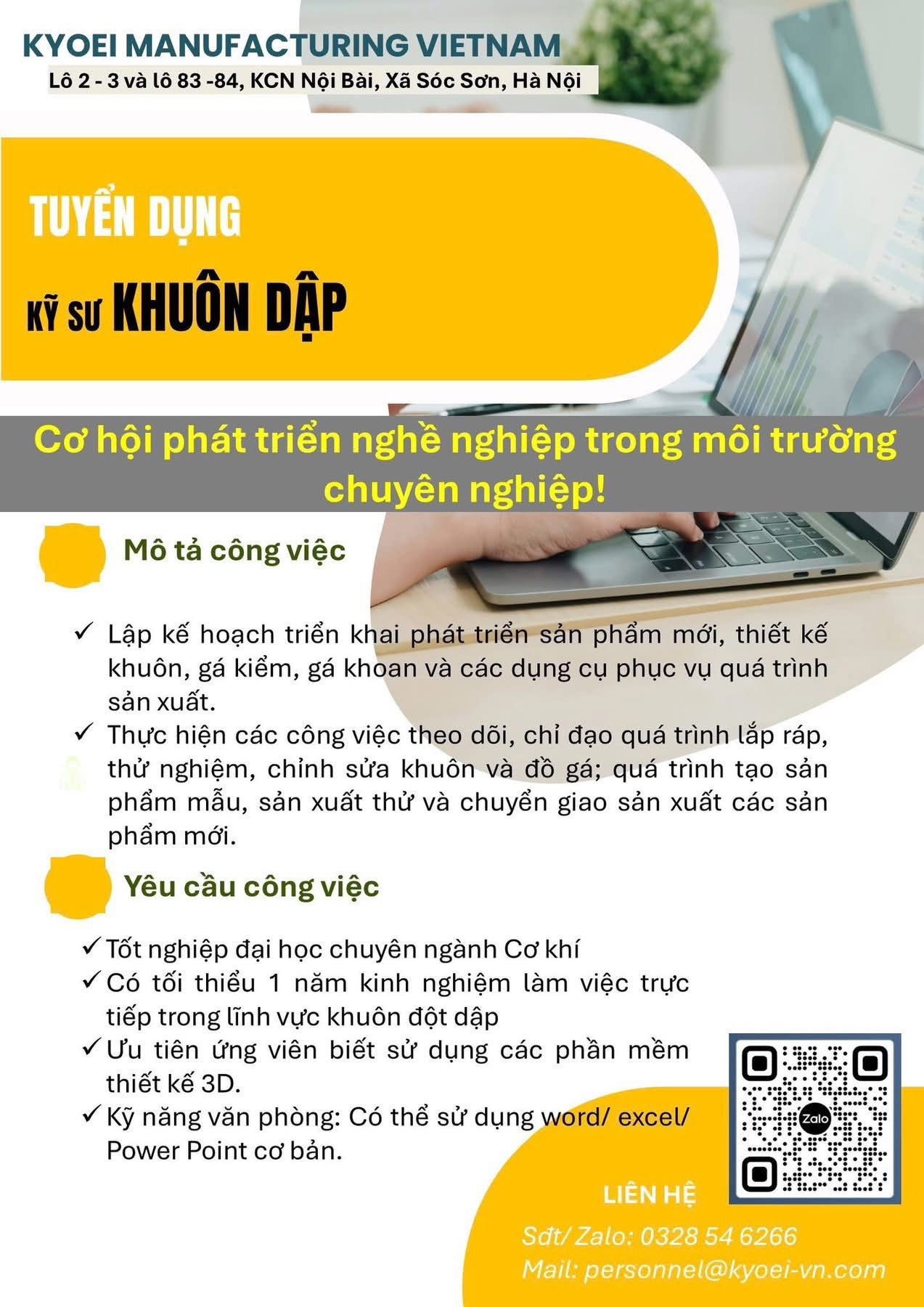 công ty TNHH kyoei việt nam hình ảnh tuyển dụng