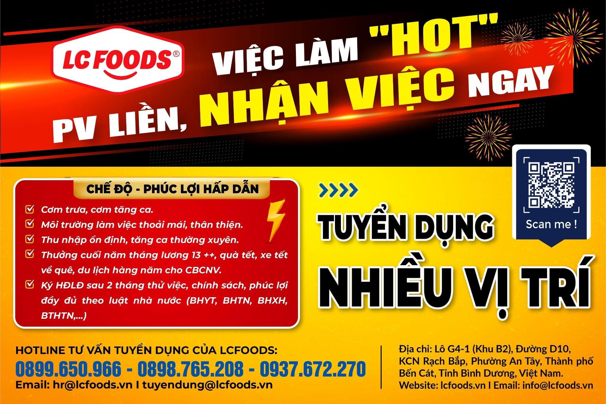 công ty TNHH lc food hình ảnh tuyển dụng