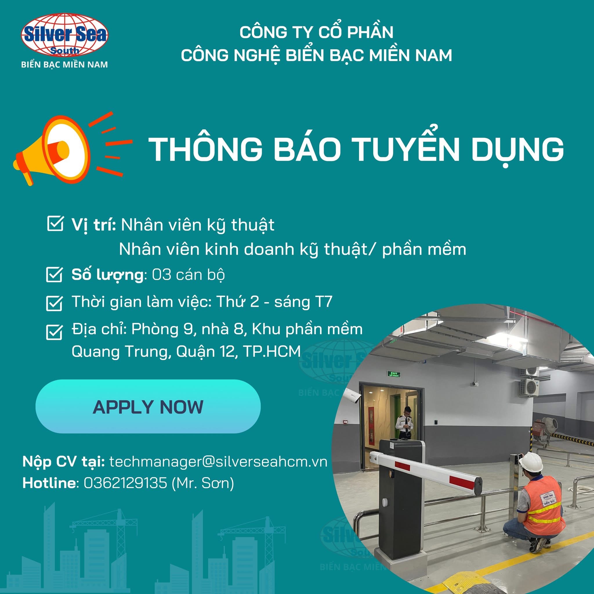 công ty cổ phần công nghệ biển bạc miền nam
công ty chuyên về phẩm mềm quản lý, an ninh.. image