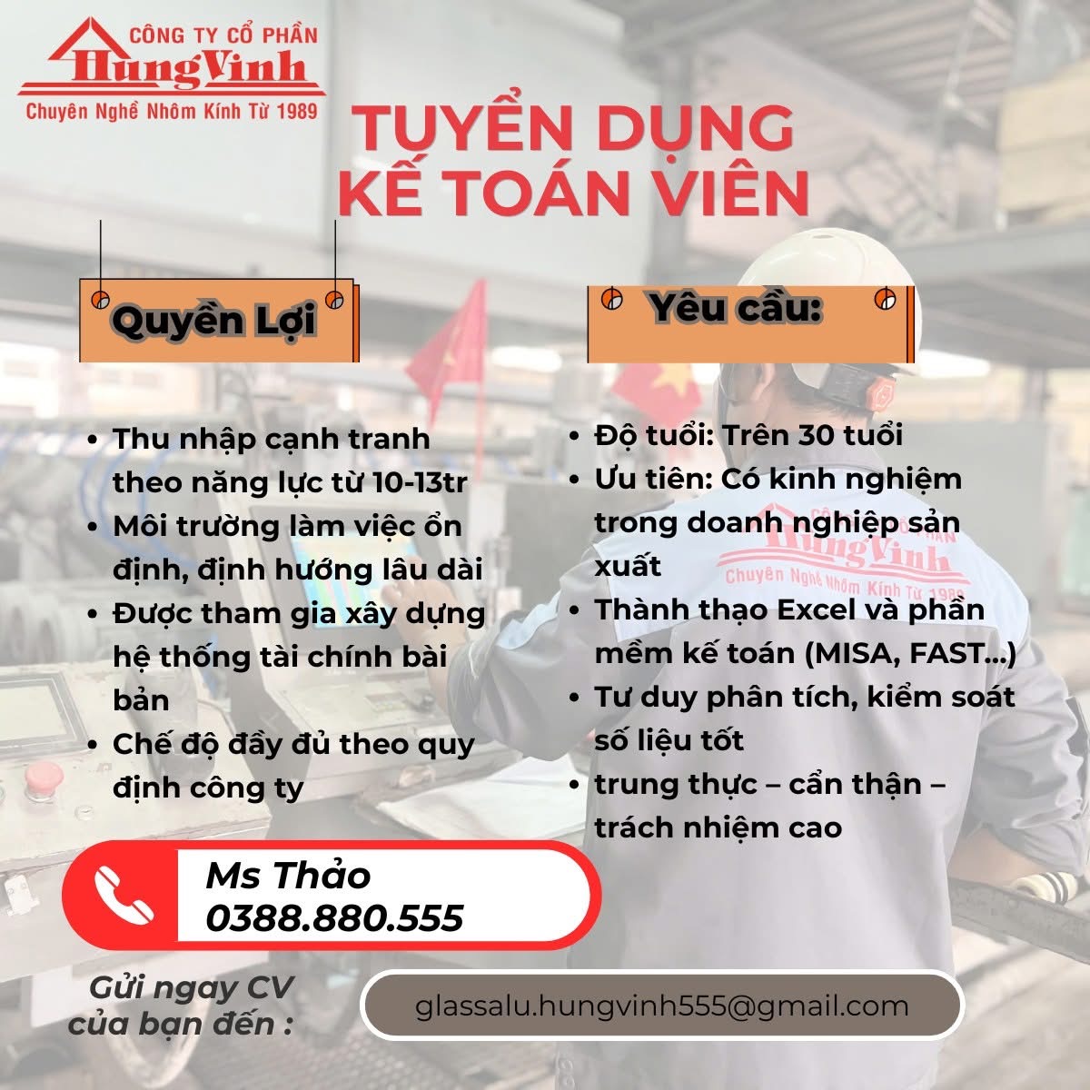 công ty cổ phần hùng vinh
công ty chuyên thi công lắp đặt nhôm kính image