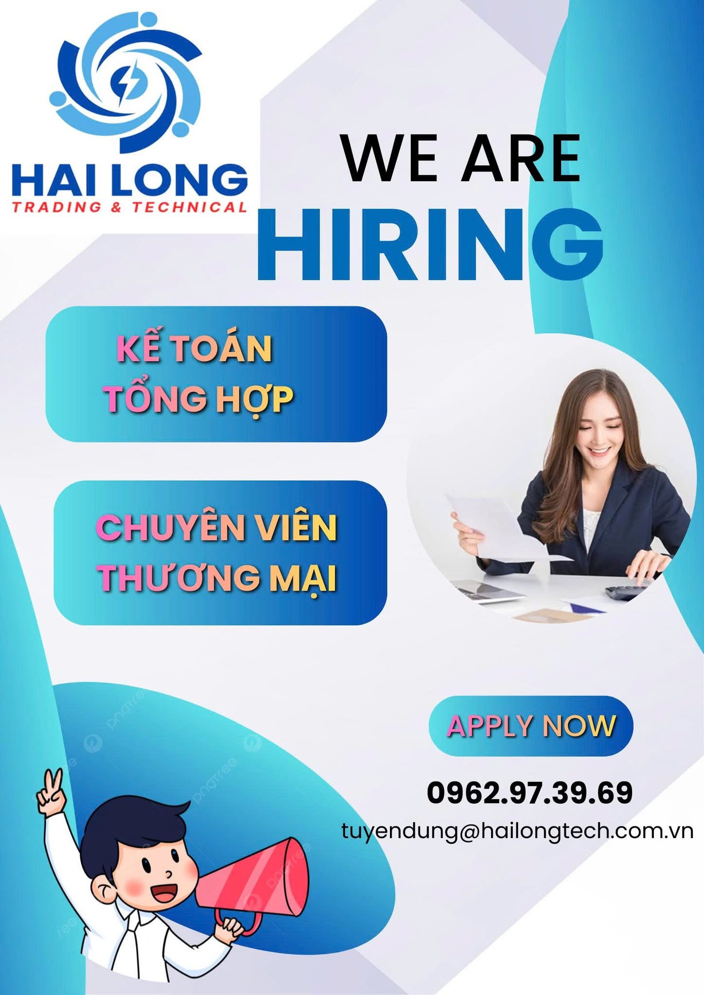 công ty TNHH thương mại và dịch vụ kỹ thuật hải long hình ảnh tuyển dụng