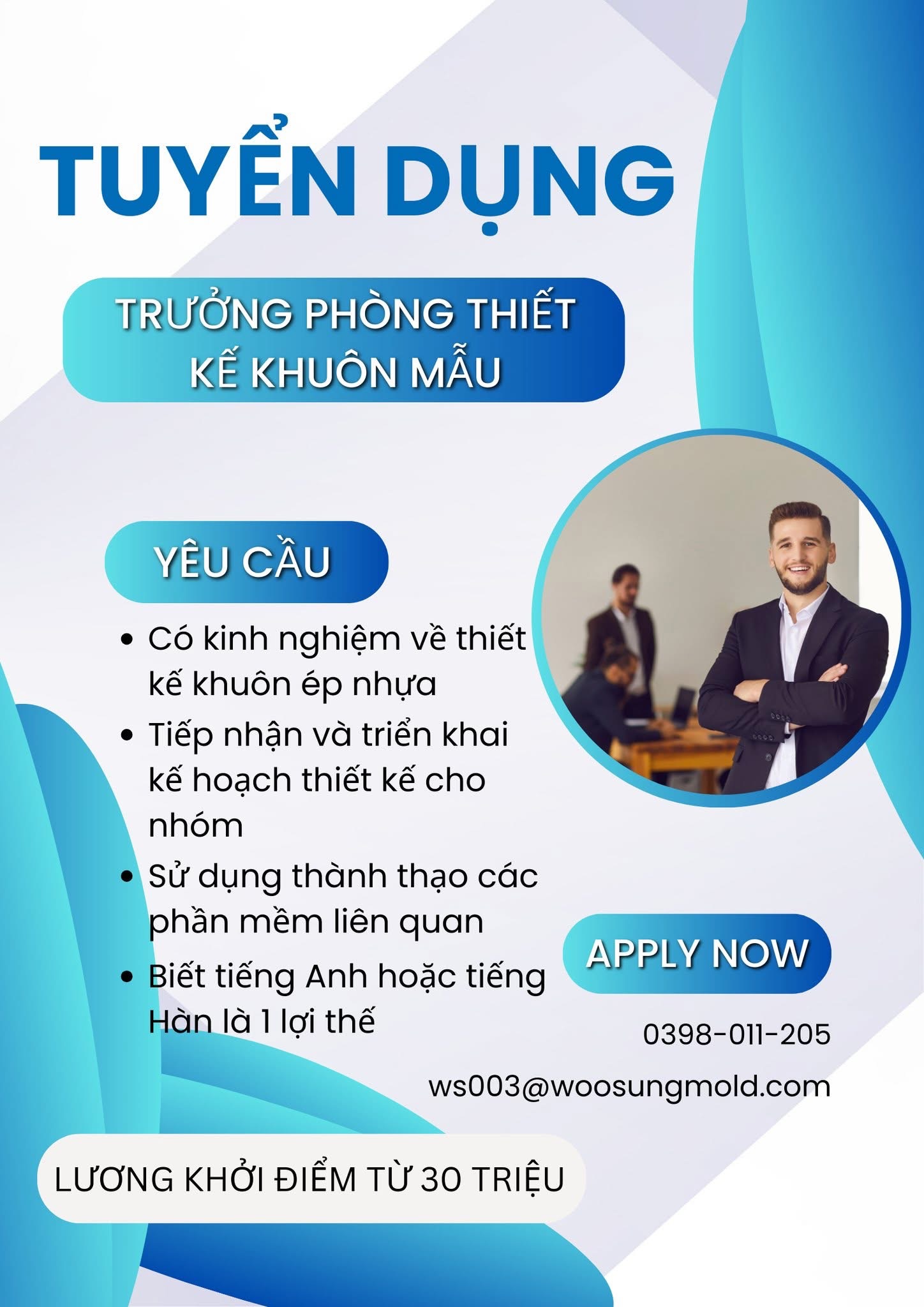 công ty TNHH woosung mold việt nam hình ảnh tuyển dụng