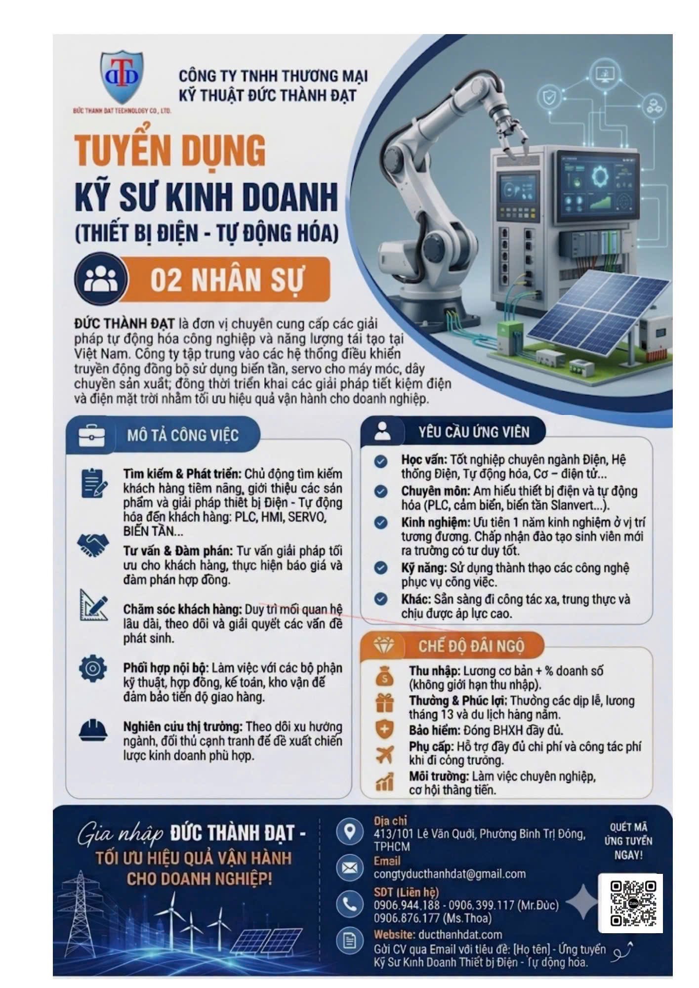 công ty TNHH thương mại kỹ thuật đức thành đạt
công ty chuyên cung cấp các giải pháp tự động hoá và năng lượng tái tạo image