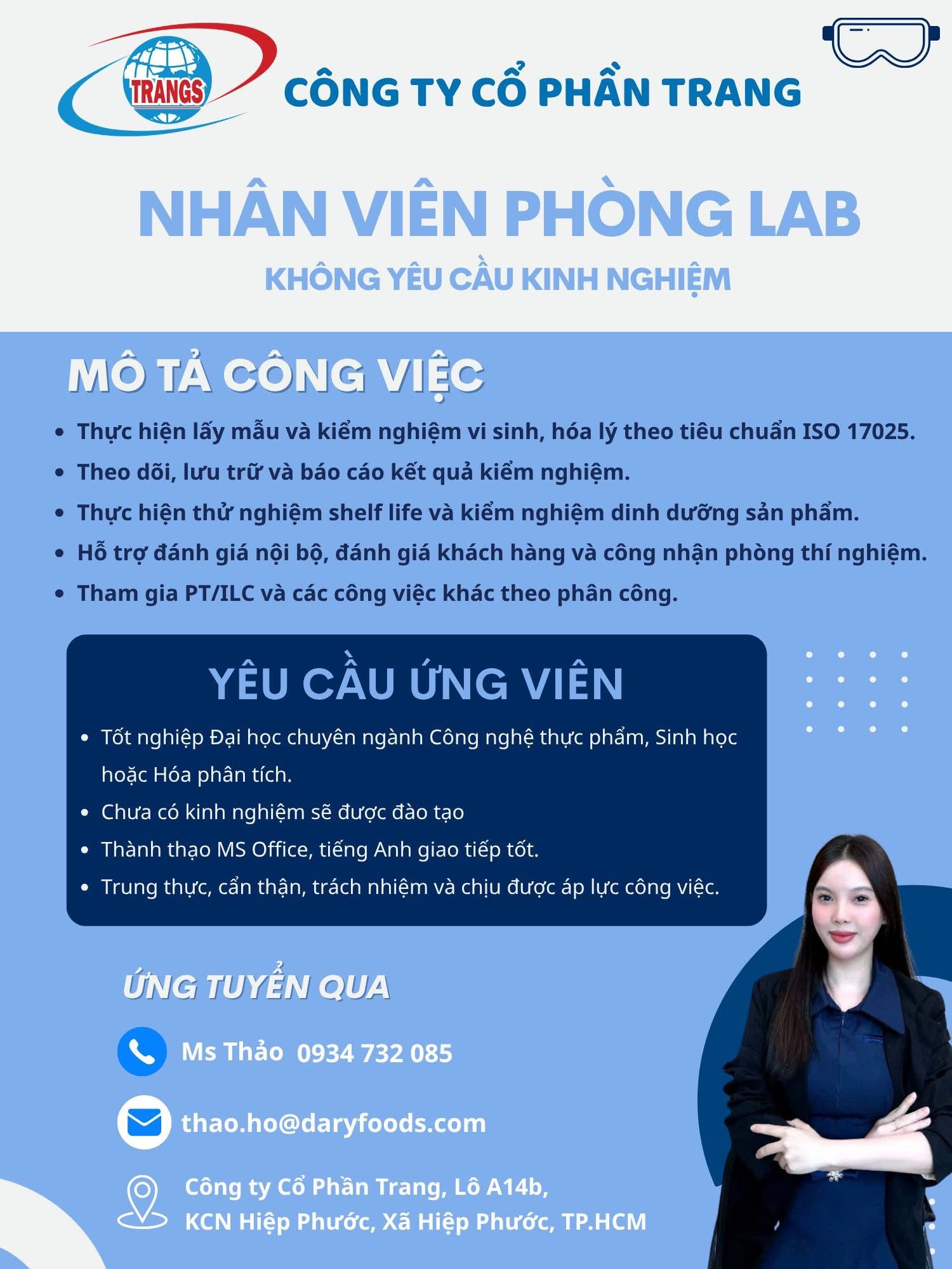 công ty cổ phần trang hình ảnh tuyển dụng