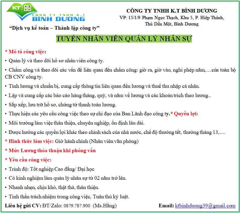 công ty TNHH kt bình dương
công ty chuyên hoạt động trong lĩnh vực dịch vụ kế toán- thành lập công ty image