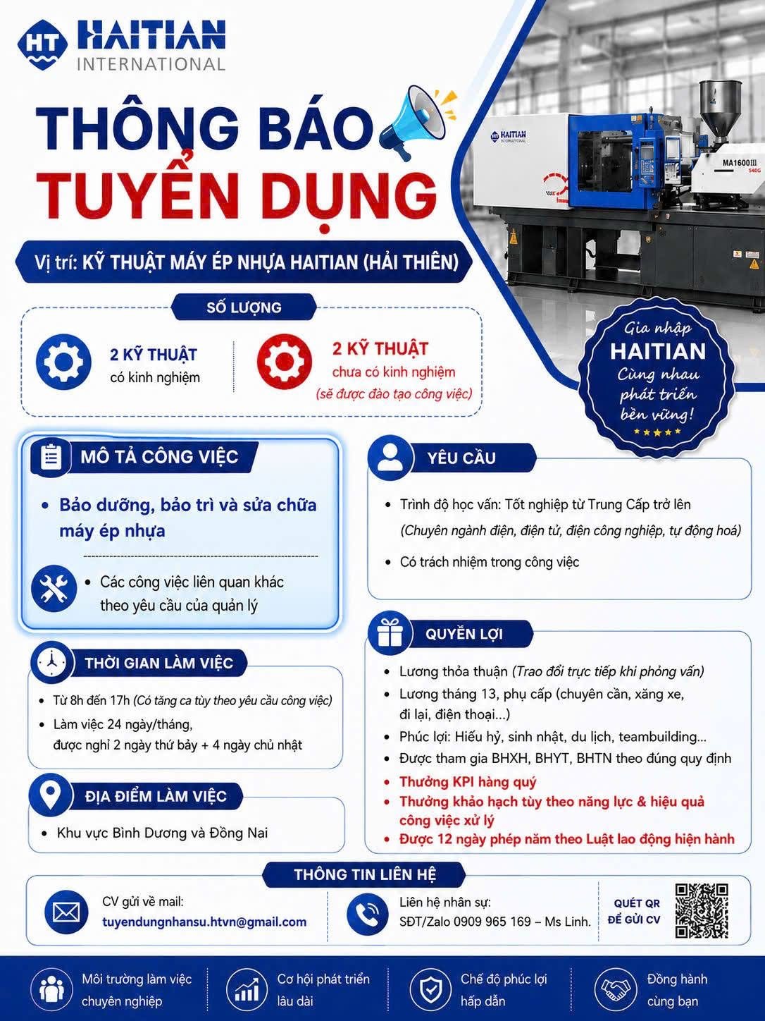 công ty TNHH haitian việt nam
công ty có 100% vốn trung quốc
chuyên sản xuất và phân phối máy ép nhựa image