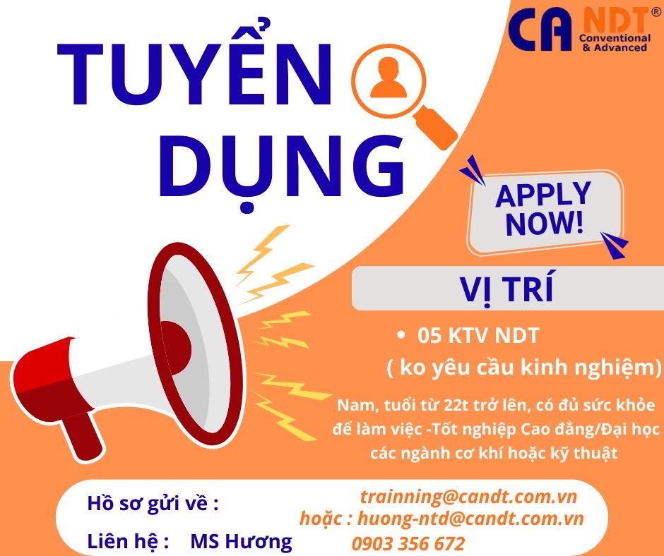 công ty TNHH thương mại và dịch vụ kỹ thuật candt
công ty chuyên cung cấp dịch vụ kiểm tra không phá huỷ, như đo lường bổ bể chịu áp lực, đường ống dẫn image