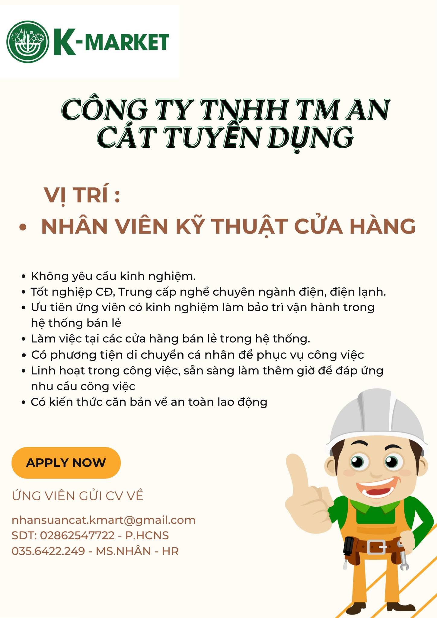 công ty TNHH thương mại an cát hình ảnh tuyển dụng