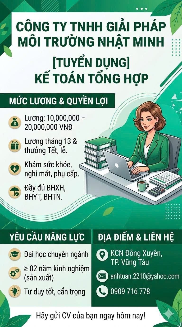 công ty TNHH giải pháp môi trường nhật minh
công ty chuyên thu gom sử lý chất thải. image