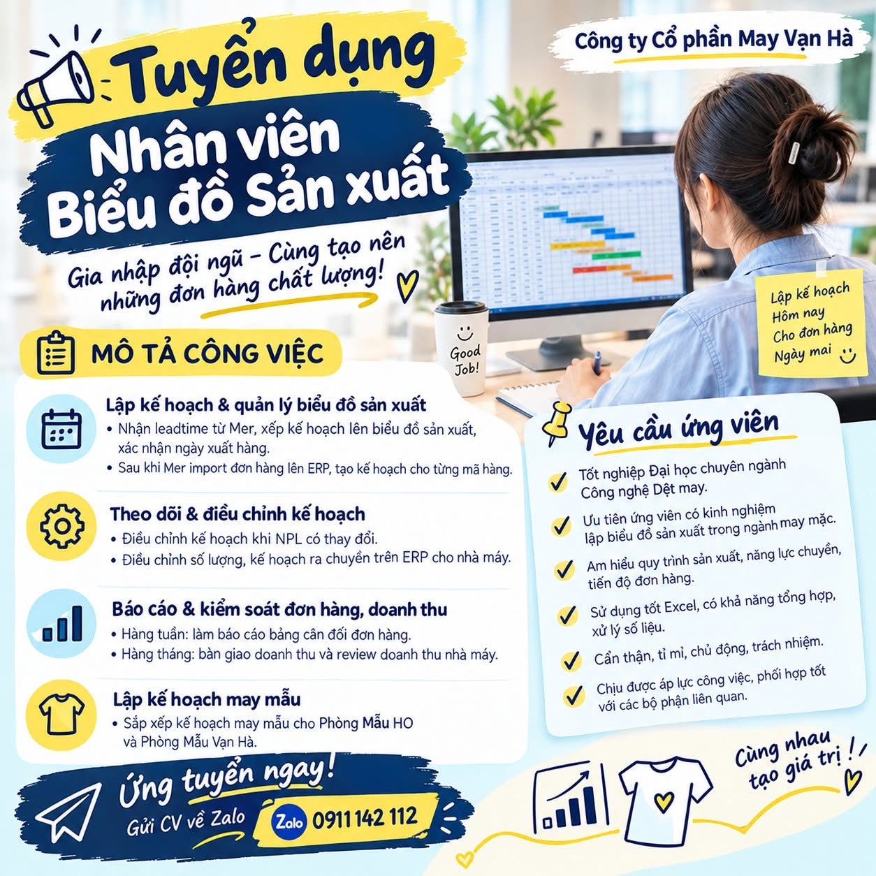 công ty cổ phần may vạn hà
chi nhánh quận 12
chuyên may quần áo xuất khẩu image