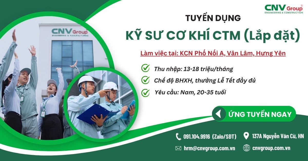công ty cổ phần sản xuất và lắp đặt thiết bị công nghiệp việt. cnv group
công ty chuyên xây lắp đặt công nghiệp, chế tạo máy tự động hoá.. image