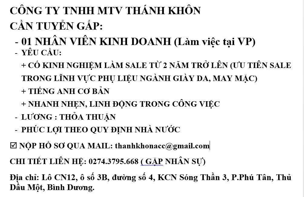 công ty TNHH mtv thánh khôn
công ty chuyên các sản phẩm liên quan nhựa image