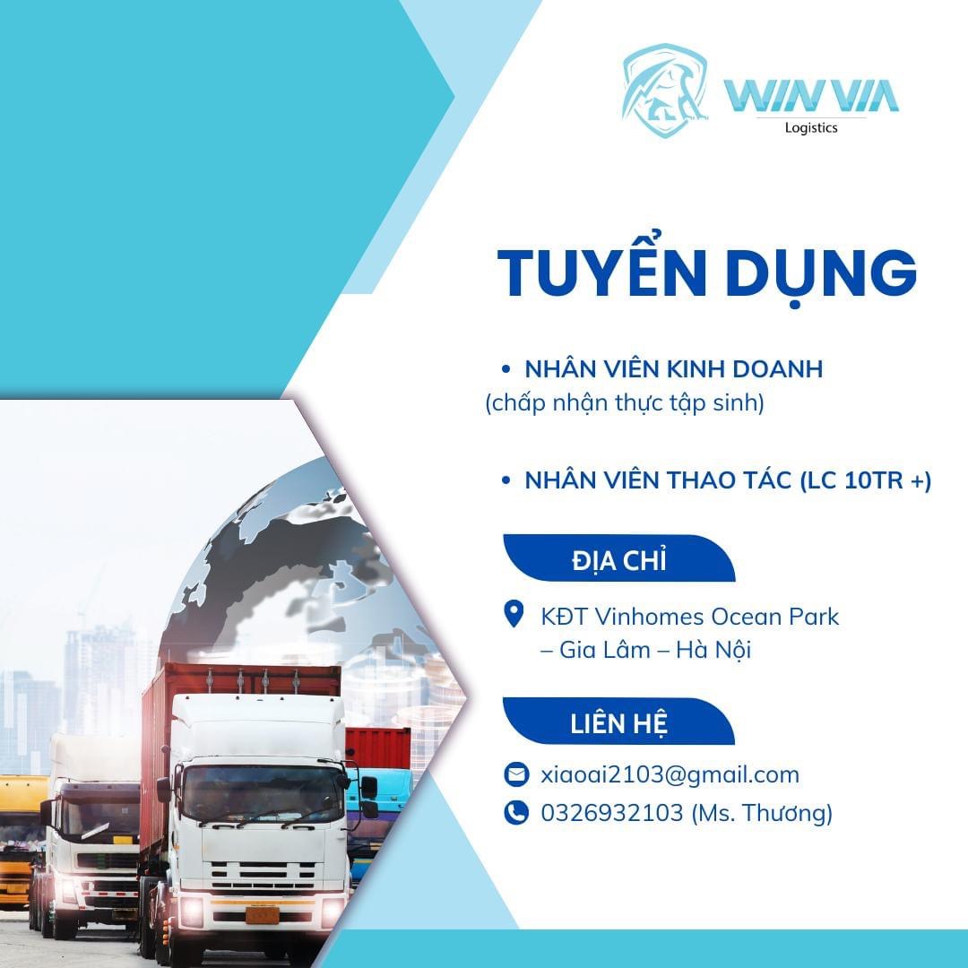 công ty TNHH vận tải quốc tế winvia
công ty hoạt động trong lĩnh vực vận tải
 image