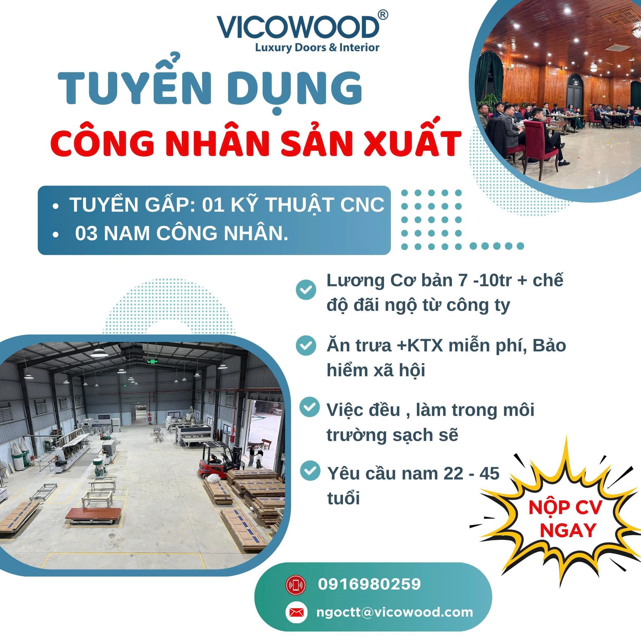 công ty cổ phần gỗ việt vicowood - phú thọ
công ty chuyên sản xuất cửa gỗ nhựa, nội thất image