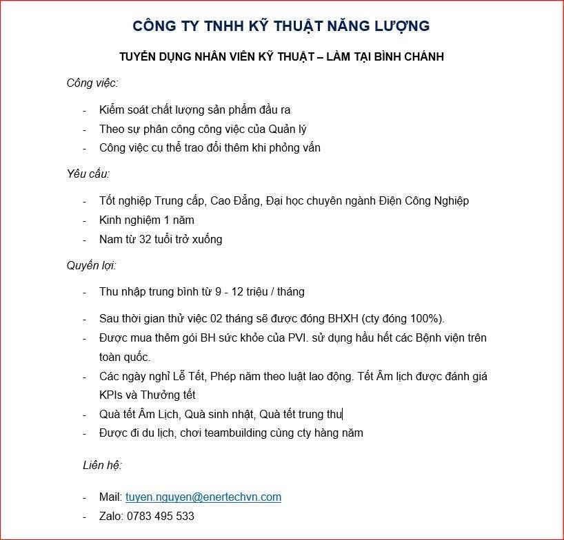 công ty TNHH kỹ thuật năng lượng-làm tại bình chánh
công ty chuyên buôn bán máy móc thiết bị liên quan máy nén. image