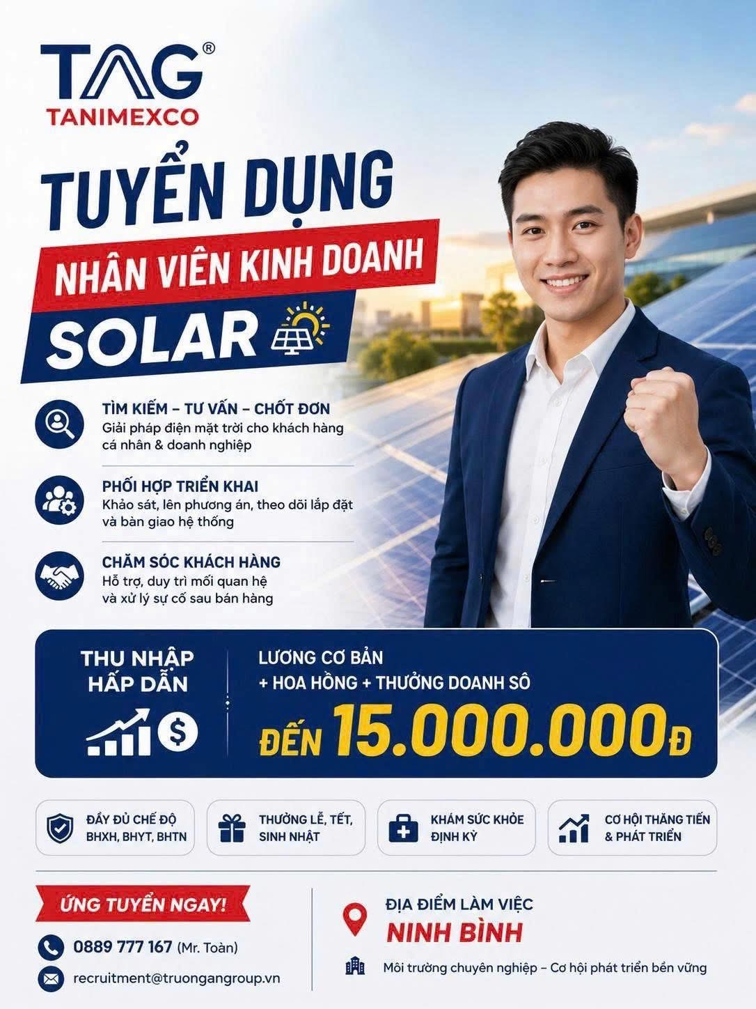công ty cổ phần thương mại xuất nhập khẩu trường an hình ảnh tuyển dụng