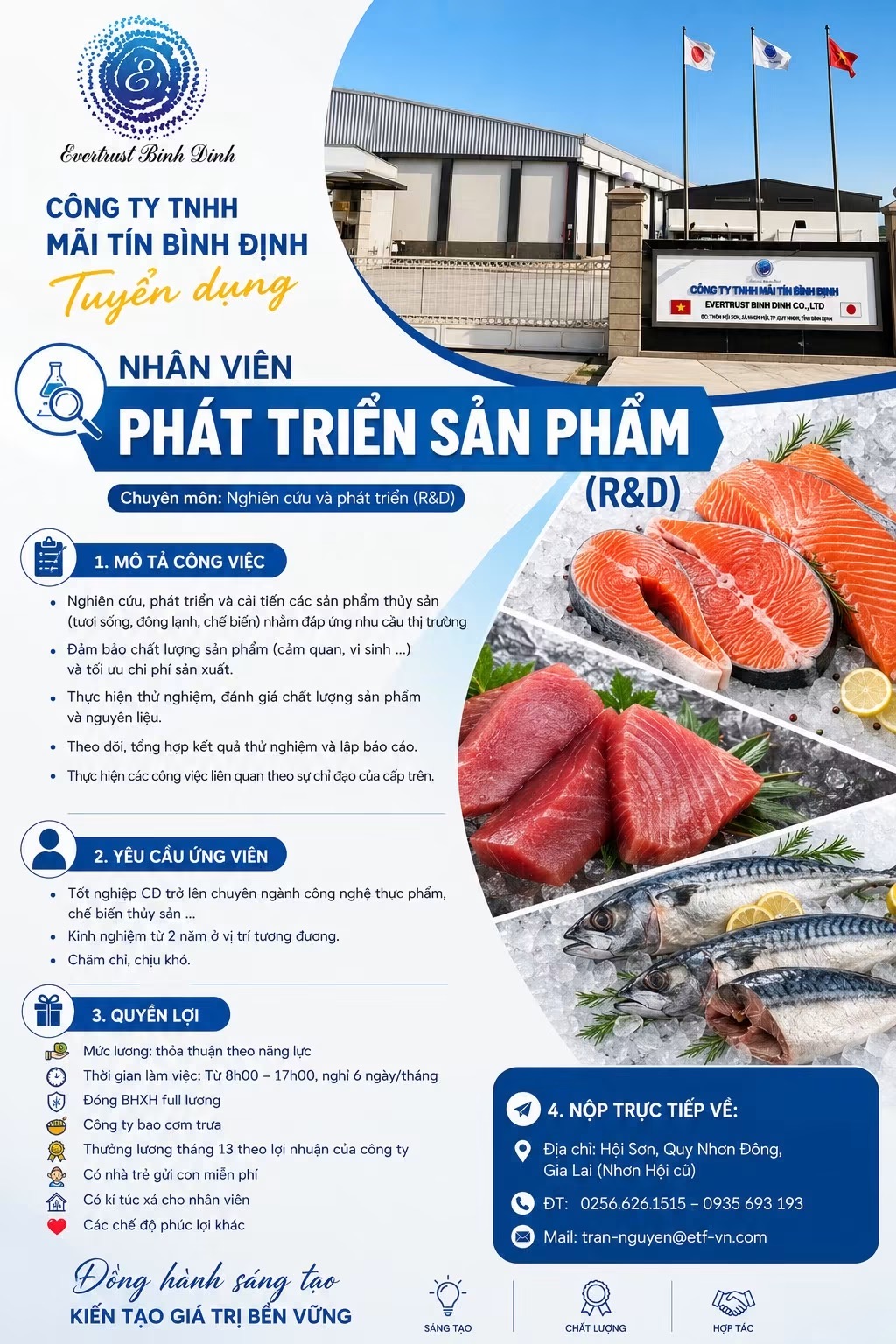 công ty TNHH mãi tín bình định hình ảnh tuyển dụng